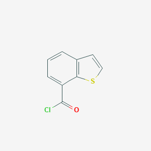 molecular formula C9H5ClOS B051202 Benzo[b]thiophene-7-carbonyl chloride CAS No. 120081-47-2