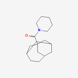 molecular formula C17H27NO B5120381 Piperidin-1-yl(1-tricyclo[4.3.1.13,8]undecanyl)methanone 