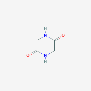 molecular formula C4H6N2O2 B512043 2,5-Piperazinedione CAS No. 106-57-0