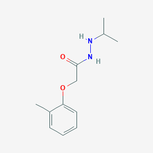 molecular formula C12H18N2O2 B512049 N'-isopropyl-2-(2-methylphenoxy)acetohydrazide CAS No. 62251-73-4