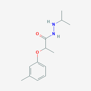 molecular formula C13H20N2O2 B512056 N'-isopropyl-2-(3-methylphenoxy)propanohydrazide CAS No. 54922-64-4