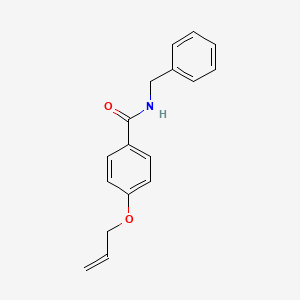molecular formula C17H17NO2 B5120818 N-benzyl-4-prop-2-enoxybenzamide 