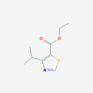 molecular formula C9H13NO2S B512098 Ethyl 4-isopropylthiazole-5-carboxylate CAS No. 81569-57-5