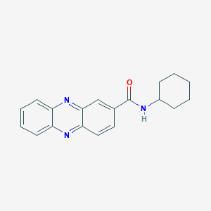 molecular formula C19H19N3O B5121036 N-cyclohexylphenazine-2-carboxamide 