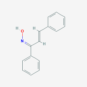 molecular formula C15H13NO B512134 2-Propen-1-one, 1,3-diphenyl-, oxime, (E,Z)- CAS No. 52939-95-4