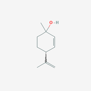 molecular formula C10H16O B051215 (4R)-1-Methyl-4-(prop-1-en-2-yl)cyclohex-2-enol CAS No. 861892-40-2