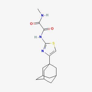 molecular formula C16H21N3O2S B5121696 N-(4-Adamantan-1-yl-thiazol-2-yl)-N'-methyl-oxalamide CAS No. 333760-00-2