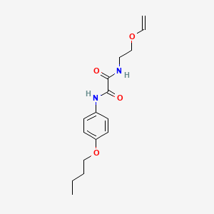 N-(4-butoxyphenyl)-N'-[2-(vinyloxy)ethyl]ethanediamide