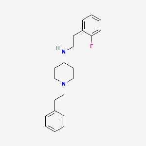 N-[2-(2-fluorophenyl)ethyl]-1-(2-phenylethyl)-4-piperidinamine