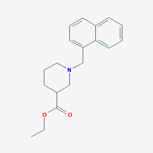 molecular formula C19H23NO2 B5122567 Ethyl 1-(naphthalen-1-ylmethyl)piperidine-3-carboxylate 