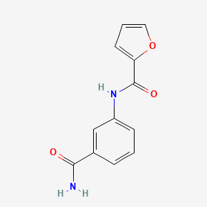 molecular formula C12H10N2O3 B5122615 N-(3-carbamoylphenyl)furan-2-carboxamide 