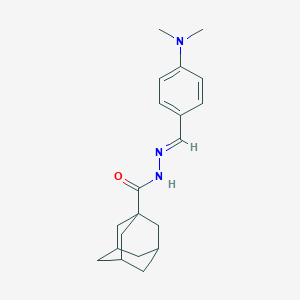 molecular formula C20H27N3O B512271 N'-[4-(dimethylamino)benzylidene]-1-adamantanecarbohydrazide CAS No. 324042-83-3