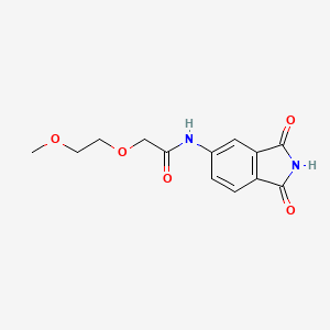molecular formula C13H14N2O5 B5122864 N-(1,3-dioxoisoindol-5-yl)-2-(2-methoxyethoxy)acetamide 