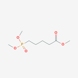 molecular formula C8H17O5P B051231 Methyl 5-dimethoxyphosphorylpentanoate CAS No. 117917-78-9