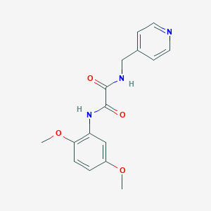 molecular formula C16H17N3O4 B5123378 N-(2,5-Dimethoxy-phenyl)-N'-pyridin-4-ylmethyl-oxalamide CAS No. 5667-39-0