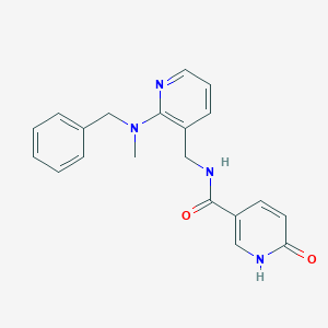molecular formula C20H20N4O2 B5124308 N-({2-[benzyl(methyl)amino]-3-pyridinyl}methyl)-6-hydroxynicotinamide 