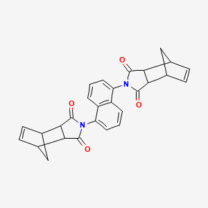 molecular formula C28H22N2O4 B5124697 2,2'-naphthalene-1,5-diylbis(3a,4,7,7a-tetrahydro-1H-4,7-methanoisoindole-1,3(2H)-dione) 