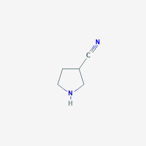 molecular formula C5H8N2 B051249 Pyrrolidine-3-carbonitrile CAS No. 10603-53-9