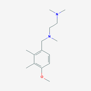 molecular formula C15H26N2O B5125024 N'-[(4-methoxy-2,3-dimethylphenyl)methyl]-N,N,N'-trimethylethane-1,2-diamine 
