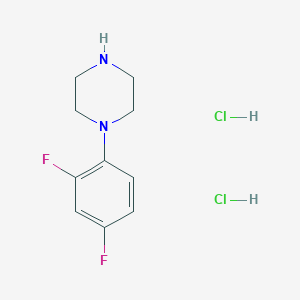 molecular formula C10H14Cl2F2N2 B051254 1-(2,4-Difluorophenyl)piperazine dihydrochloride CAS No. 115761-77-8