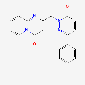 molecular formula C20H16N4O2 B5125460 2-{[3-(4-methylphenyl)-6-oxopyridazin-1(6H)-yl]methyl}-4H-pyrido[1,2-a]pyrimidin-4-one 