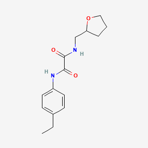 molecular formula C15H20N2O3 B5126085 N-(4-ethylphenyl)-N'-(tetrahydrofuran-2-ylmethyl)ethanediamide 