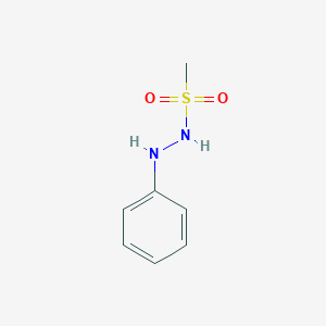 molecular formula C7H10N2O2S B512609 N'-phenylmethanesulfonohydrazide CAS No. 109425-98-1