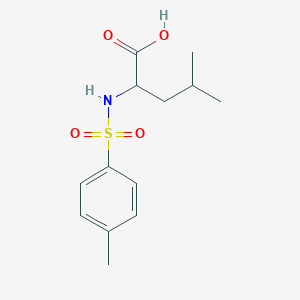molecular formula C13H19NO4S B051261 N-[(4-methylphenyl)sulfonyl]leucine CAS No. 67368-40-5