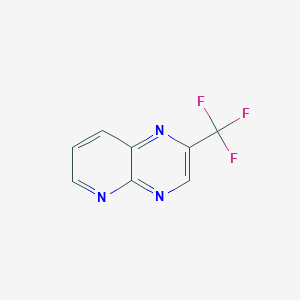 molecular formula C8H4F3N3 B051264 2-(Trifluoromethyl)pyrido[2,3-b]pyrazine CAS No. 115652-65-8