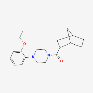 molecular formula C20H28N2O2 B5126733 Bicyclo[2.2.1]hept-2-yl[4-(2-ethoxyphenyl)piperazin-1-yl]methanone 