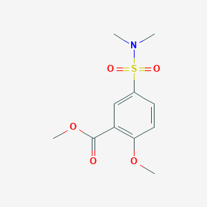 B5126855 methyl 5-[(dimethylamino)sulfonyl]-2-methoxybenzoate CAS No. 115175-24-1