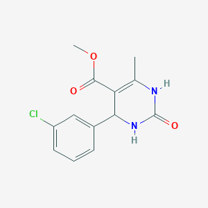 molecular formula C13H13ClN2O3 B5127386 Methyl 4-(3-chlorophenyl)-6-methyl-2-oxo-1,2,3,4-tetrahydropyrimidine-5-carboxylate 