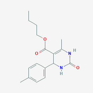 molecular formula C17H22N2O3 B5127561 Butyl 6-methyl-4-(4-methylphenyl)-2-oxo-1,2,3,4-tetrahydropyrimidine-5-carboxylate 