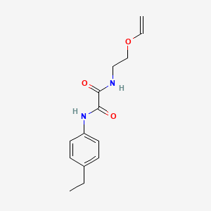 molecular formula C14H18N2O3 B5127639 N-(2-ethenoxyethyl)-N'-(4-ethylphenyl)oxamide 
