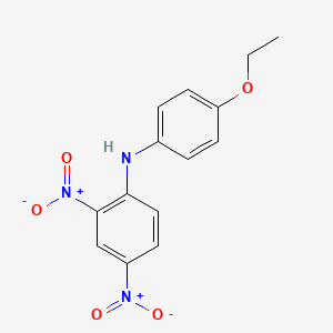 molecular formula C14H13N3O5 B5127784 N-(4-Ethoxyphenyl)-2,4-dinitroaniline CAS No. 6943-24-4