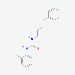 molecular formula C18H22N2O B5128043 N-(2-methylphenyl)-N'-(4-phenylbutyl)urea 