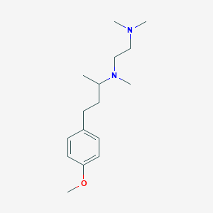 molecular formula C16H28N2O B5128212 N'-[4-(4-methoxyphenyl)butan-2-yl]-N,N,N'-trimethylethane-1,2-diamine 
