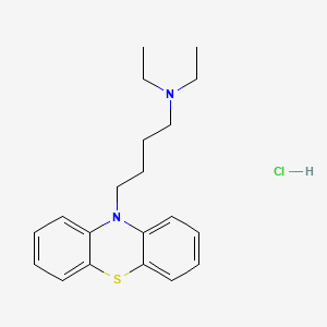 molecular formula C20H27ClN2S B5128449 N,N-diethyl-4-phenothiazin-10-ylbutan-1-amine;hydrochloride 