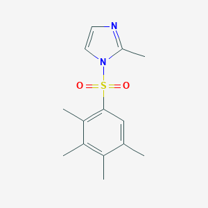 molecular formula C14H18N2O2S B512916 2-methyl-1-[(2,3,4,5-tetramethylphenyl)sulfonyl]-1H-imidazole CAS No. 898639-47-9