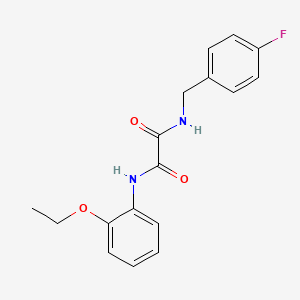 molecular formula C17H17FN2O3 B5129609 N'-(2-ethoxyphenyl)-N-[(4-fluorophenyl)methyl]oxamide CAS No. 6192-99-0