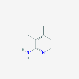 molecular formula C7H10N2 B051297 2-Amino-3,4-dimethylpyridine CAS No. 823-39-2