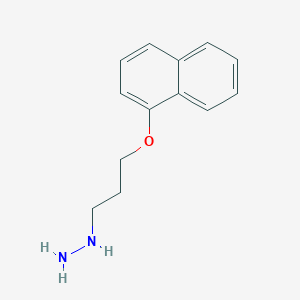 molecular formula C13H16N2O B5129703 3-Naphthalen-1-yloxypropylhydrazine 