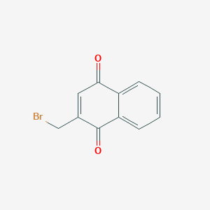 molecular formula C11H7BrO2 B051298 2-(Bromomethyl)naphthalene-1,4-dione CAS No. 50371-30-7