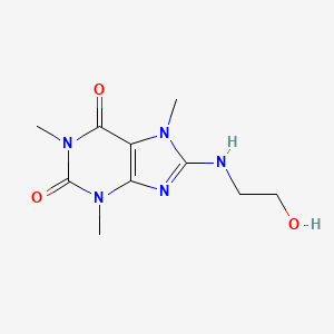 molecular formula C10H15N5O3 B5130606 Caffeine, 8-(2-hydroxyethylamino)- CAS No. 6320-10-1