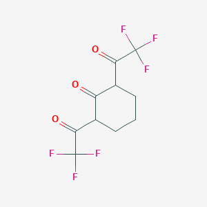 molecular formula C10H8F6O3 B051313 2,6-Bis(2,2,2-trifluoroacetyl)cyclohexanone CAS No. 672956-75-1