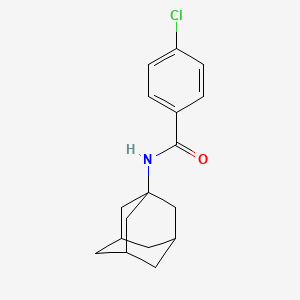 molecular formula C17H20ClNO B5131599 N-(1-adamantyl)-4-chlorobenzamide 