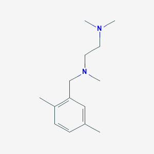 molecular formula C14H24N2 B5131945 N'-[(2,5-dimethylphenyl)methyl]-N,N,N'-trimethylethane-1,2-diamine 