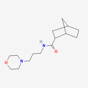 molecular formula C15H26N2O2 B5132094 N-[3-(morpholin-4-yl)propyl]bicyclo[2.2.1]heptane-2-carboxamide 