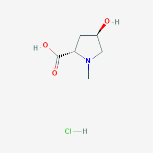 B051322 trans-4-Hydroxy-1-methylpyrrolidine-2-carboxylic acid hydrochloride CAS No. 89771-43-7