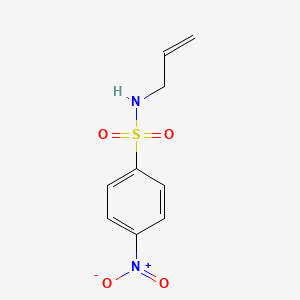 molecular formula C9H10N2O4S B5132227 N-ALLYL-4-NITRO-1-BENZENESULFONAMIDE 